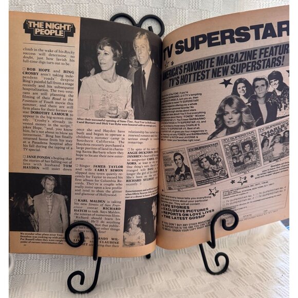 Vtg TV & Movie Screen Magazine - Farrah Fawcett-Charlie's Angels-Sonny & Cher-El - Picture 3 of 4